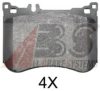 MERCE 0084200220 Brake Pad Set, disc brake